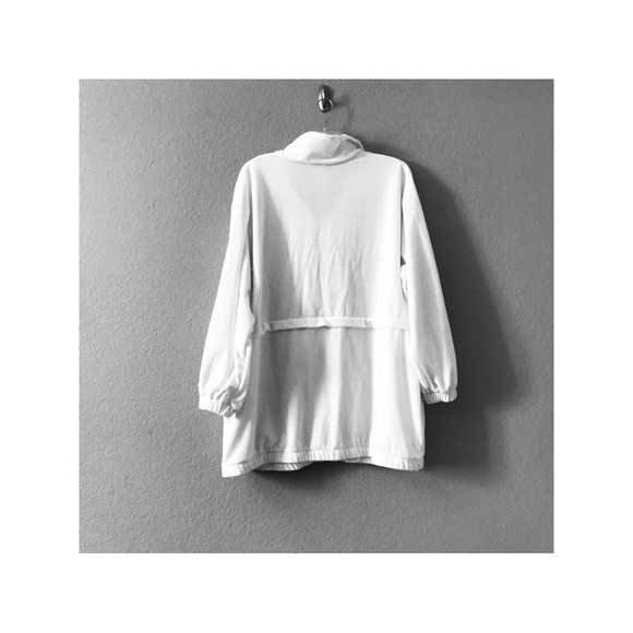 Winter White Long Velour Parka - Picture 6 of 13